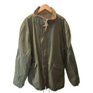 Duxbak Field Coat Mens 2XL Olive Green Hunting Outdoor Workwear Utility Jacket